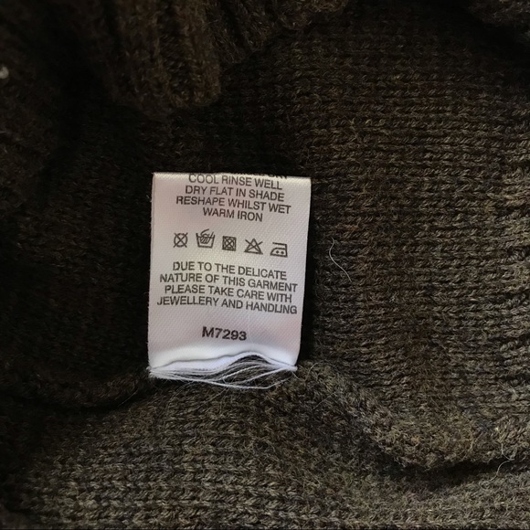 Veronika Maine Sml Olive Green Collared Cardi Knit - Picture 11 of 13